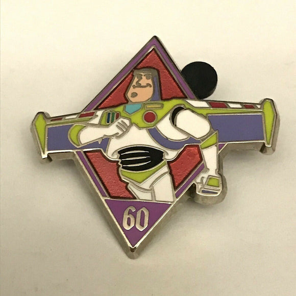 Disneyland 60th Anniversary Diamond Mystery Buzz Lightyear Disney Pin