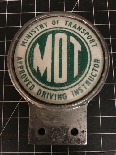 Ministry Of Transport Approved Driving Instructor Car Badge