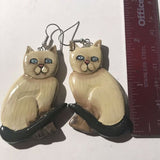Vintage Cat Earrings