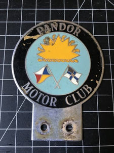 Pandor Motor Club Car Badge