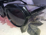 Dark Grey Glitter Coach Women’s Sunglasses w White Case