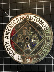 North American Automobile Association Car Badge