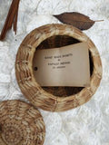 Vintage Papago Indians of Arizona Handmade basket with lid