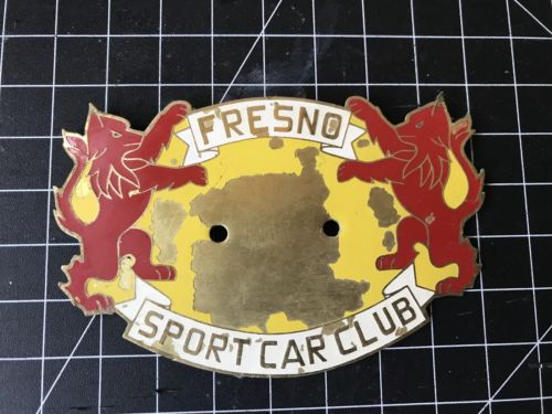 Fresno Sport Car Club Car Badge