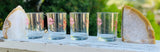 Marilyn Monroe Bernard of Hollywood One Last Kiss Glass Drink Set of 4 Glasses