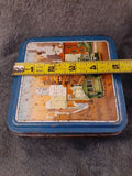 Vintage Square Tin with Lid San Francisco Cable Car Streets Of San Fransisco