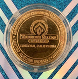 Thunder Valley Casino 1 Year Anniversary June 9, 2004 Commemorative Token Coin