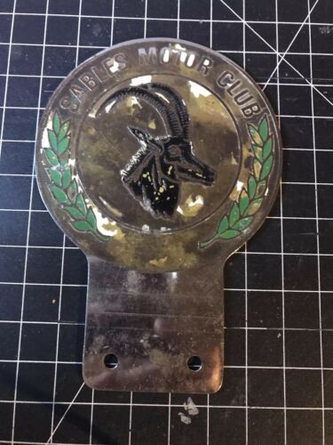 Sables Motor Club Car Badge