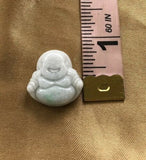 Rare Natural Jadeite High Quality Jade Carved Happy Buddha Pendant