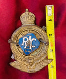 Vintage RAC Royal Automobile Club SA Mint 1760 Blue & White Enamel Car Badge