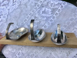 Antique Silver Spoons Key Ring Holder Hanger Handmade