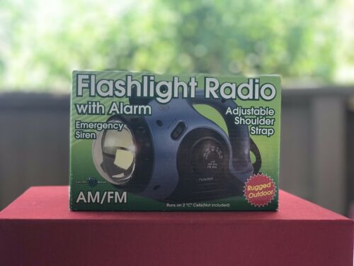 Electro Brand Flashlight Radio With Emergency Siren