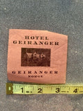 Hotel Geirranger Norge Luggage Label