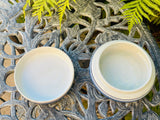 Delft Holland Handpainted Cafe de Schol Blue White Ceramic Candy Bowl Dish w Lid