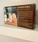 Tequila Salt Shooters100% Himalayan Salt Shot Glasses Set of 4 sealed new