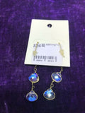 Pannee Handmade Wire Wrapped Semi-precious Austrian Clear Crystal Earrings