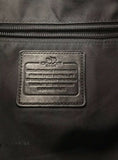 Authentic Coach Black Leather and Gray Purse Handbag