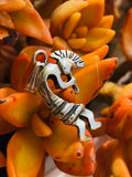 Vintage 925 Sterling Silver Kokopelli Fertility Deity Flute Player Charm Pendant