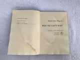 Martin Luther King, Jr., Why We Can't Wait, 1st Edition 1964 Rare First Ed Book