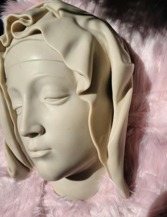 Authentic MMA Metropolitan Museum of Art Virgin Mary Virgin Head Art Sculpture