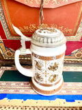 Original BMF Astrological Zodiac Signs White Gold German Beer Stein Drinking Mug