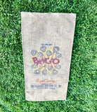 Old Bango Popcorn Seed Corn Sack Central Popcorn Co Schaller Iowa 100lb Bang O