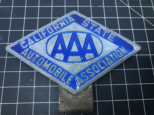 California State Automobile Association Car Badge