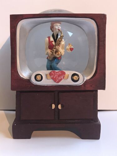 I Love Lucy Limited Edition Musical TV Globe, Lucy Playing Saxophone
