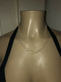 14k Gold Clasp Hand Knotted Fresh Water Cultured Pearl Necklace