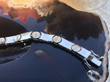 Cartier Inspired Love Bracelet Sterling Silver Two Tone Screw Motif