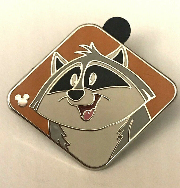 Disney Pin WDW 2015 Hidden Mickey Series *Good Sidekicks* Meeko the Raccoon