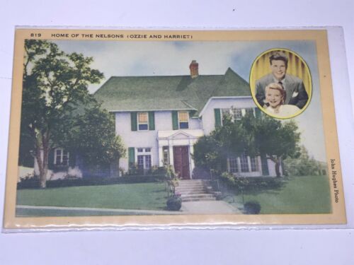 Postcard CA North Hollywood Home Of The Nelsons Picture Inset Vintage