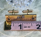 Vintage Signed Anson 12GF Masons Cuff Links