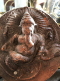 Antique Terracotta Tribal Elephant Hindu Ganesh Spiritual Temple Statue Figure