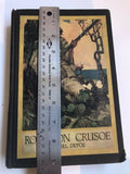 Robinson Crusoe 1900 Illustrated Antique Hardcover