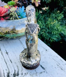 Spiritual Hand Crafted Diety Metal Silver Tone Artifact Christian Armstrong