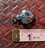 Sterling Silver Heart Cremation Urn Ashes "Always in My Heart" Pendant