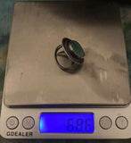 Vintage Sterling Silver Turquoise Blue Stone Native American Ring Size 6