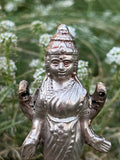 Antique Sterling Silver Signed 100 Spiritual Hindu God Deity Idol Statue 25.76g