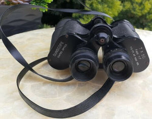 Vintage Sunscope 7 X 50 Binoculars with Strap Macau Field 7.1° 372 ft. At 1k