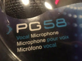 SHURE Performance Gear Microphone PG58 Vocal Microphone XLR-XLR / 15 ft Chord