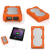New in Box Mophie Juice Pack Powerstation Pro 6000 Rugged Orange External Battery