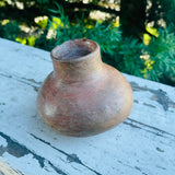 Antique Native American Indian Clay Pottery Rounded Artifact Vessel Vase