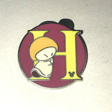 WDW Hidden Mickey Series III Alphabet Hop H Disney Pin 66587