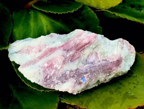 Rubellite Pink Tourmaline Celestite Crystal Stone Specimen From Brazil