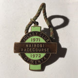 Jockey Club Of Kenya Nairobi Racecourse 1971-1972 Badge #300