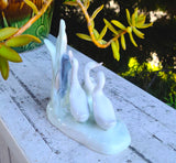 Lladro Nao 3 Swan Bird Trio Porcelain Figurine 0006