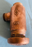 Beverly Hills Calif H L Gee Mfg Co Model 8 Threaded Vintage Copper Valve