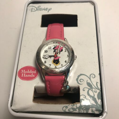 Disney Minnie Mouse Wristwatch With Pink Band