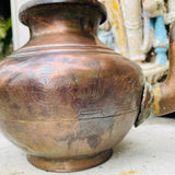 Antique Copper Bronzed Metal Camel Animal Spout Vessel Kettle Tea Pot